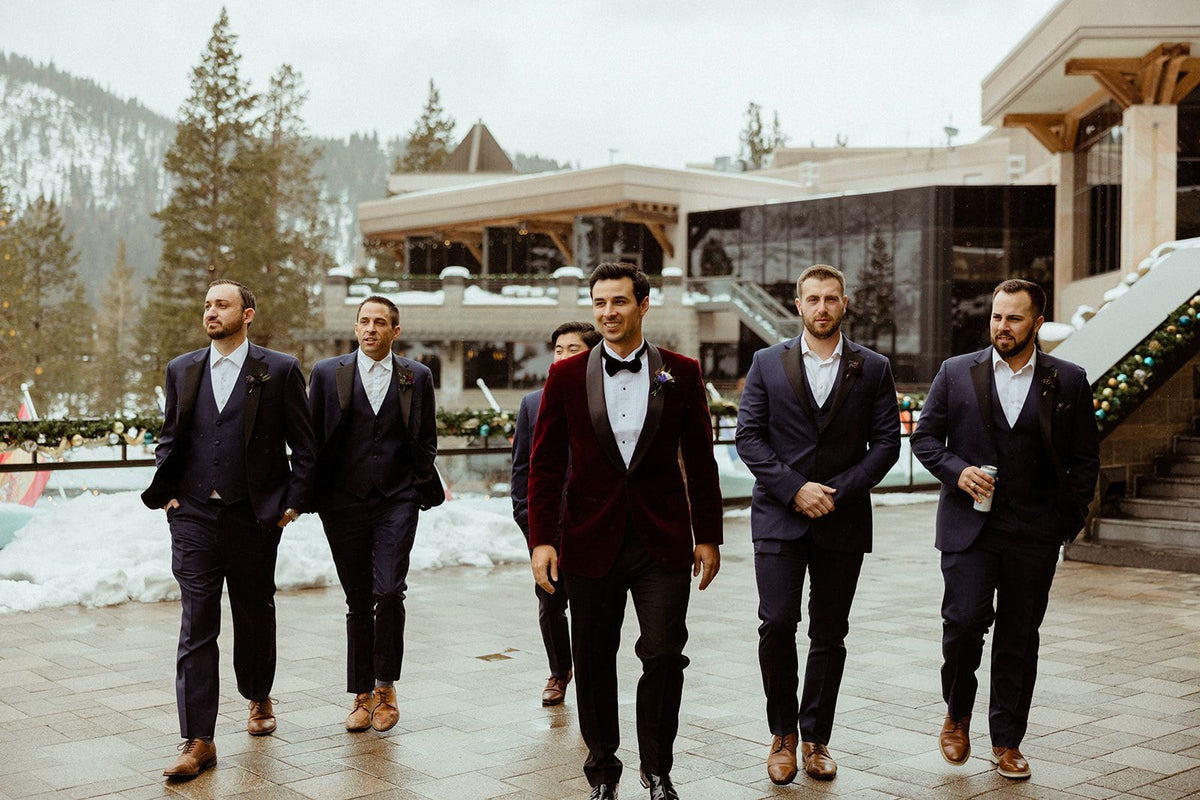 Andres and his groomsmen